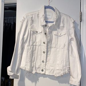 White Blank Jean Jacket